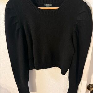 Wild Fable Classic Black Crew Neck Sweater